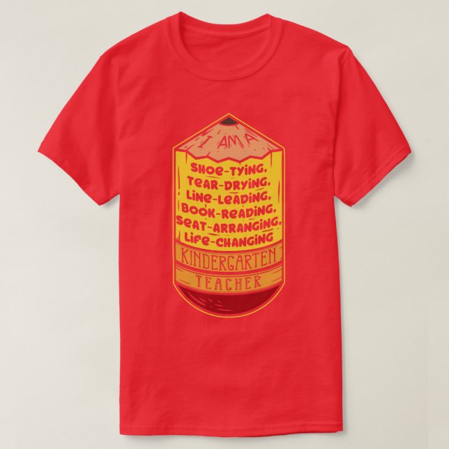 Camiseta Profesora de guardería 3 (Diseño del anverso)