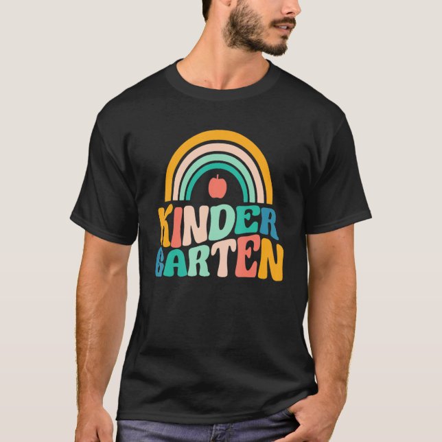 Camiseta Profesora de guardería Arcoiris, Equipo Infantil D (Anverso)