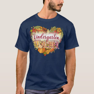 Camiseta Profesora de guardería Colorful Fall Vibes Lover A