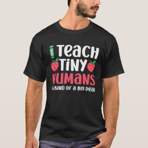 Camiseta Profesora de guardería enseña a seres humanos pequ