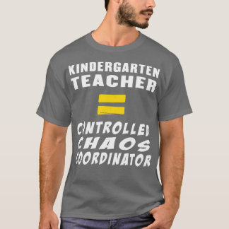 Camiseta Profesora de guardería iguala contenido de caos co