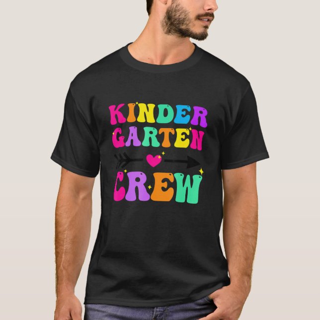 Camiseta Profesora de guardería Kinder Crew (Anverso)