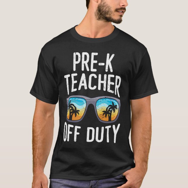 Camiseta Profesora de guardería preescolar fuera de servici (Anverso)