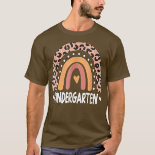 Camiseta Profesora de guardería Rainbow Primer Día Escolar 