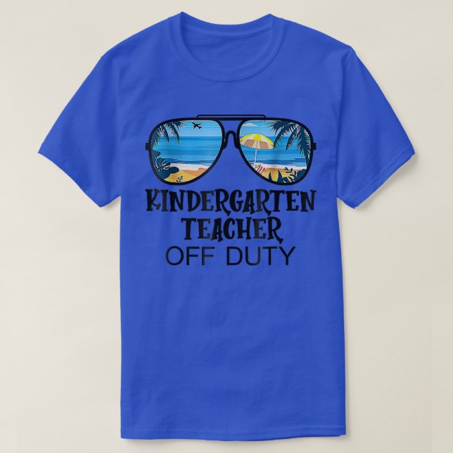 Camiseta Profesora de guardería sin cargo Gafas de sol Suma (Diseño del anverso)