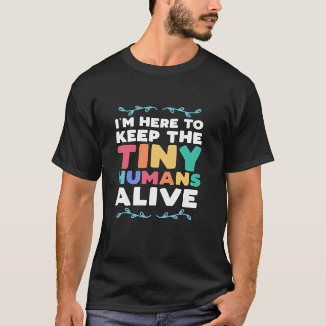 Camiseta Profesora de guarderías de cuidado infantil (Anverso)