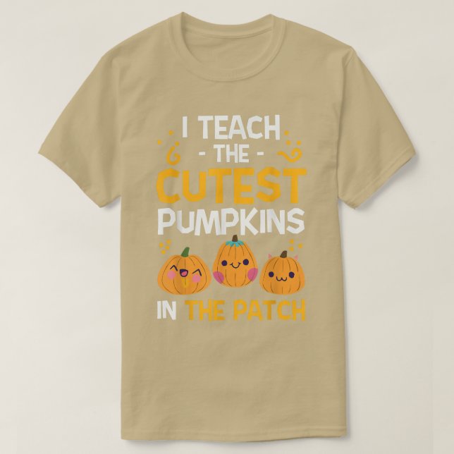 Camiseta Profesora de Halloween Maestría de jardines de inf (Diseño del anverso)
