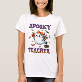 Camiseta Profesora de Halloween Spooky