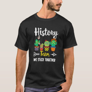 Camiseta Profesora de Historia Cactus Crew History