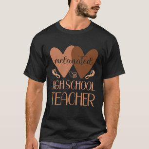 Camiseta Profesora de historia negra en secundaria de sexo