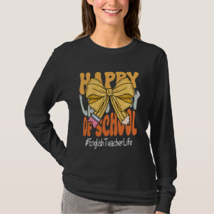 Camiseta Profesora de inglés feliz último día de colegio