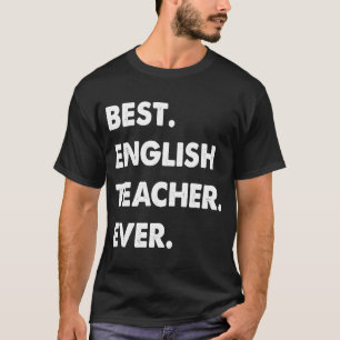 Camiseta Profesora de inglés Mejor profesor de inglés Ev