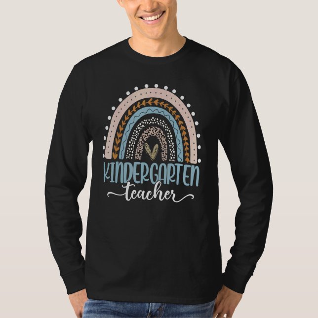 Camiseta Profesora de kindergarten enseñan amor inspirar pr (Anverso)
