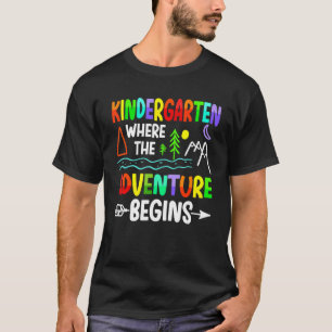 Camiseta Profesora de kindergarten recibe de vuelta a la es