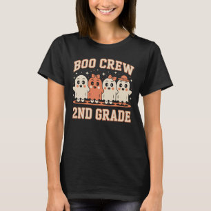 Camiseta Profesora de la escuela Boo Crew 2º Grado Hallowee