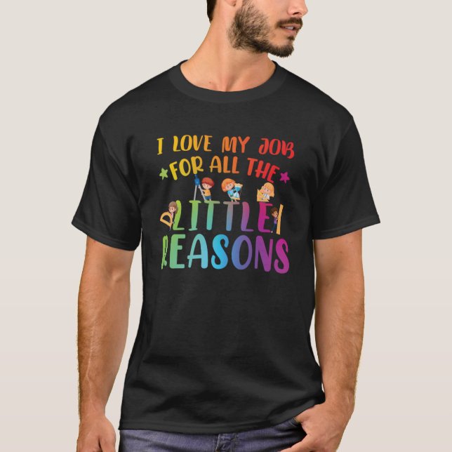 Camiseta Profesora de la Escuela Primaria de Kindergarten (Anverso)