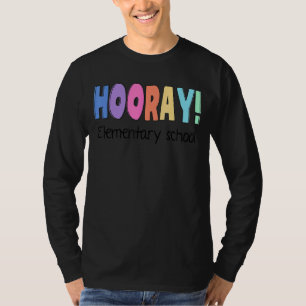 Camiseta Profesora De La Escuela Primaria Hooray El Último 