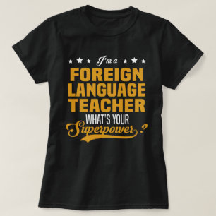 Camiseta Profesora de Lenguas Extranjeras