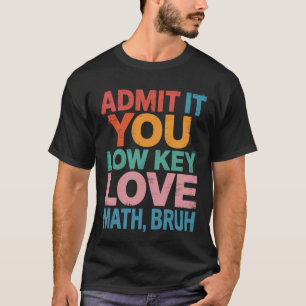 Camiseta Profesora de matemáticas chica divertida