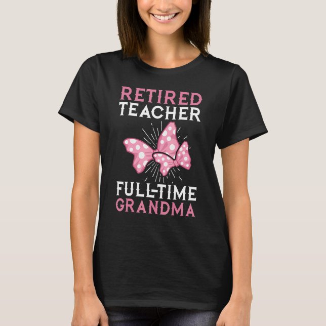 Camiseta Profesora de matemáticas jubilada a tiempo complet (Anverso)