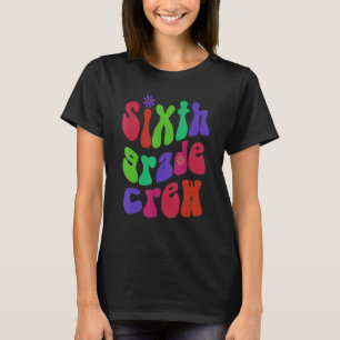 Camiseta Profesora de moda de sexto grado Hola a 6º Gr Vint