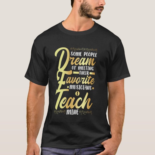 Camiseta Profesora de Música (Anverso)