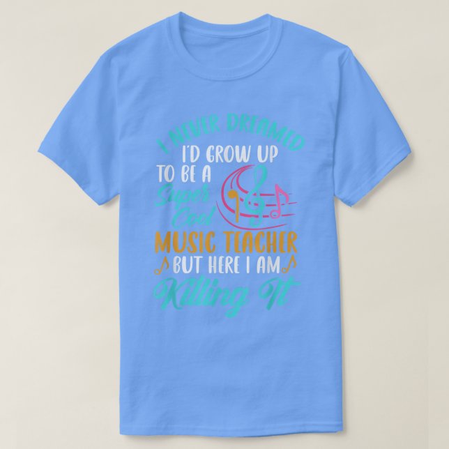 Camiseta Profesora de música divertida para profesor de mús (Diseño del anverso)