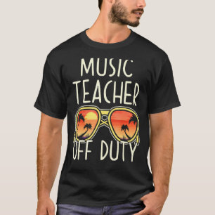 Camiseta Profesora de Música Off Duty Gafas de Sol Vacacion