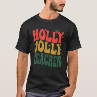 Camiseta Profesora de Navidades Holly n Jolly