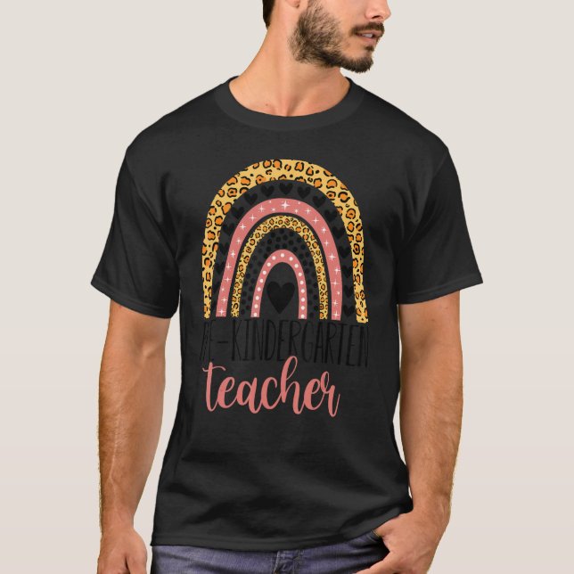 Camiseta Profesora de pre-kindergarten prepara al profesor  (Anverso)
