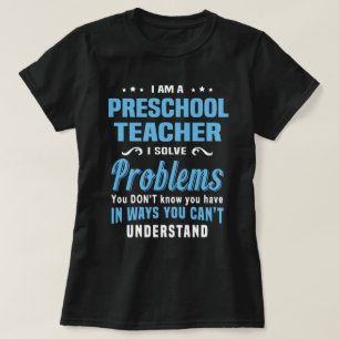 Camiseta Profesora de Preescolar