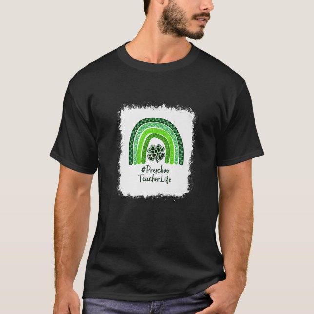 Camiseta Profesora de Preescolar de San Patricio (Anverso)