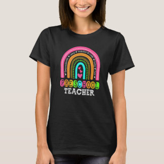 Camiseta Profesora De Preescolar De Vuelta A La Guardería E