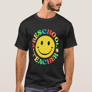 Camiseta Profesora De Preescolar De Vuelta A La Guardería E