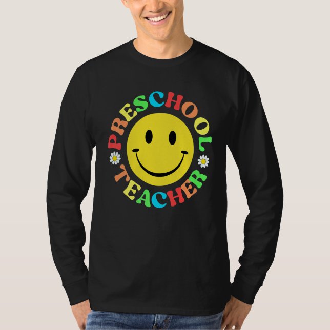 Camiseta Profesora De Preescolar De Vuelta A La Guardería E (Anverso)