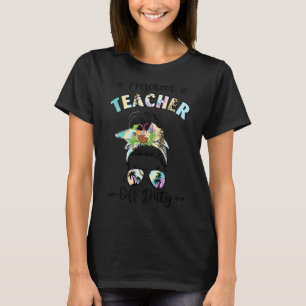 Camiseta Profesora De Preescolar Desactiva El Último Día De