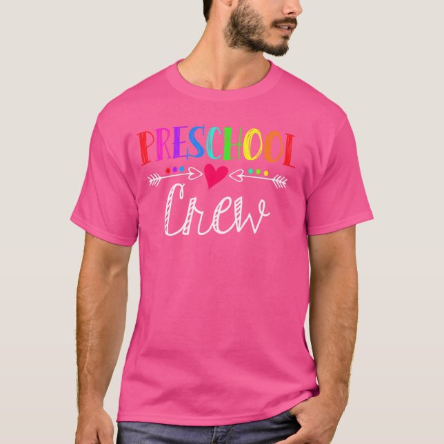 Camiseta Profesora de preescolar divertida 1er día de (Anverso)