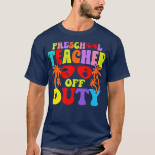 Camiseta Profesora de Preescolar en vacaciones de verano