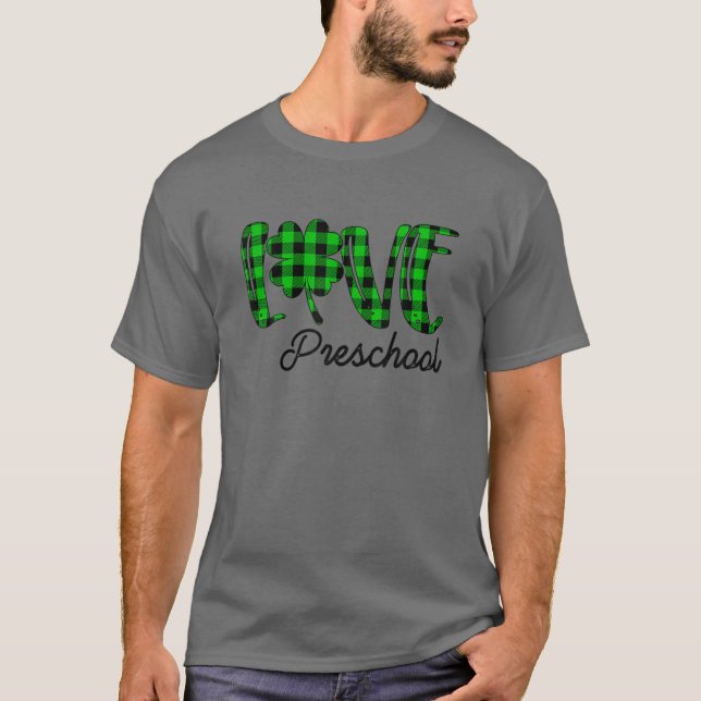 Camiseta Profesora de preescolar St Patricks Day Prek Shena (Anverso)