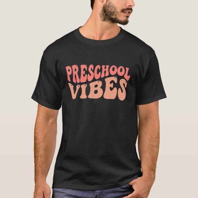 Camiseta Profesora de Preescolar Vibes (Anverso)