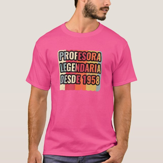 Camiseta Profesora de Profesora de Profesora de Profesora d (Anverso)