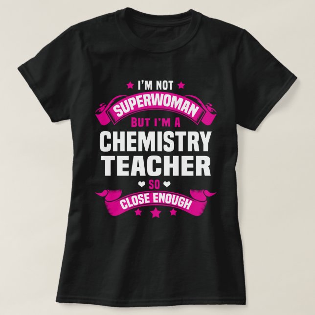 Camiseta Profesora de Química (Diseño del anverso)