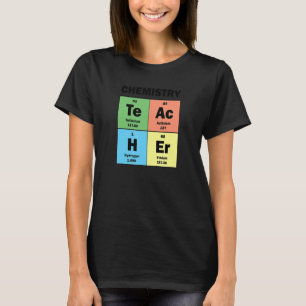 Camiseta Profesora de Química de Mesa Periódica