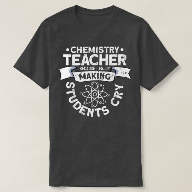 Camiseta Profesora de Química divertida (Diseño del anverso)