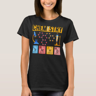 Camiseta Profesora de Química Elementos Químicos Teatro de