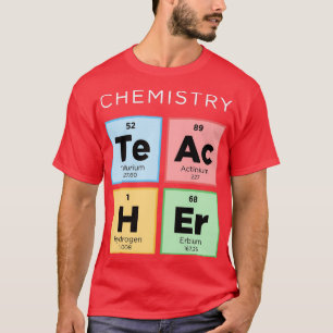 Camiseta Profesora de Química Mesa Periódica de Ciencia de 