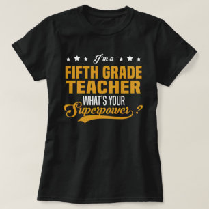 Camiseta Profesora de quinto grado