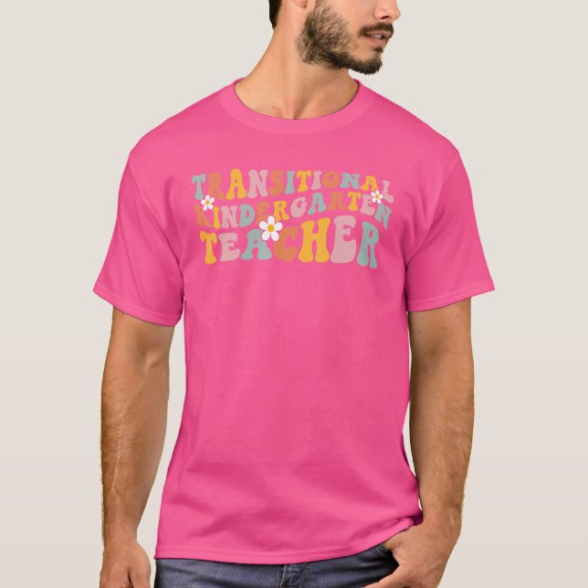 Camiseta Profesora de Retro Tk Groovy Jardines de Infantes  (Anverso)