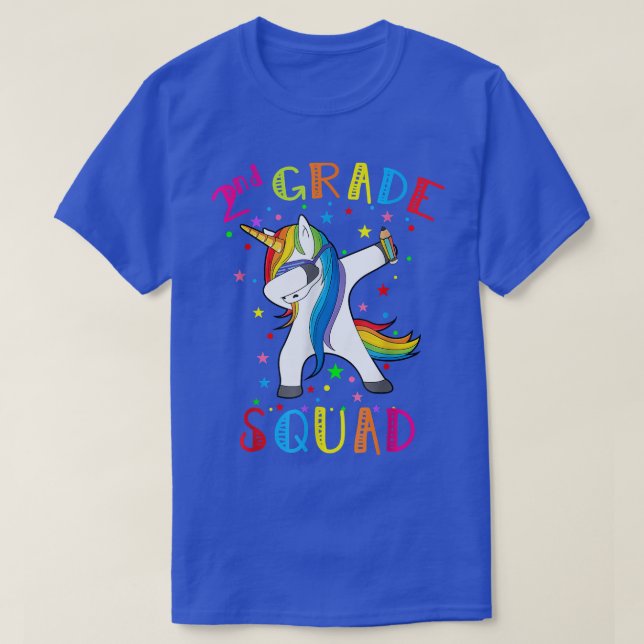 Camiseta Profesora de segundo curso de Unicornio  (Diseño del anverso)