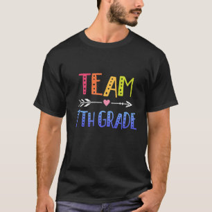 Camiseta Profesora de séptimo grado Curte Arrow Equipo de s